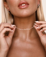 Sterling Silver Curb Chain Hoops (Silver)
