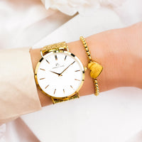 Personalize Heart Bracelet (Gold)