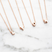 Initial Bracelet (Rose Gold)