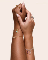 Sterling Silver Link Chain Ring (Gold)