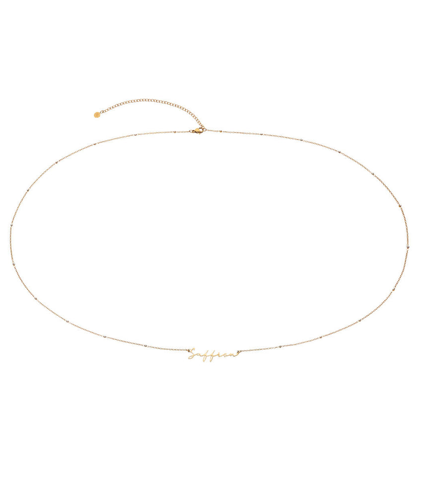 Crystal Custom Body Chain (Gold)