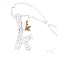 Bubble Initial Pendant (Gold)