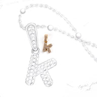 Bubble Initial Pendant (Gold)