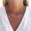 Sphere Chain Necklace 20 in (Silver)